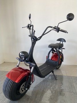 Elektrokoloběžka Lera Scooters C1+ 1500W Černá, Barva červená Leramotors