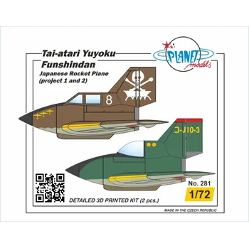Plastikový model 1/72 Tai-atari Yuyoku Funshindan Jap.Rocket Plane