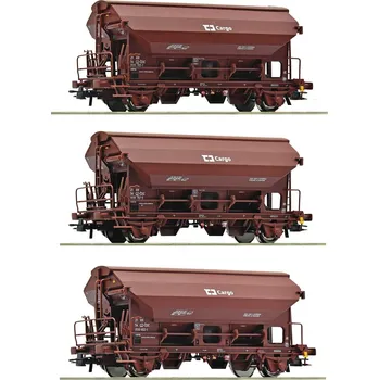 Modelová železnice Roco Výsypné vagóny s otočnou střechou ČD Cargo 6600078