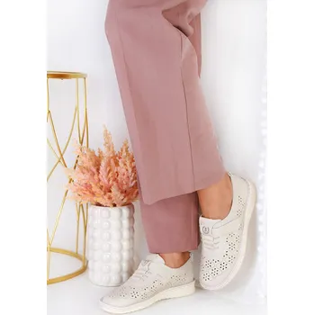 Dámské polobotky Gogo GOGO Béžové polobotky CC2305-2BE Velikost: 37