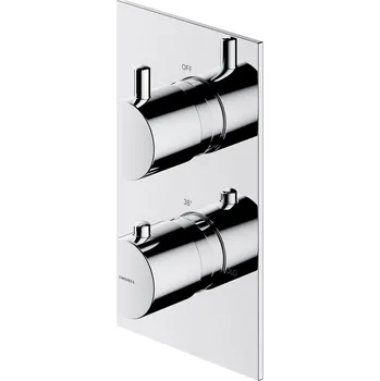 Vodovodní baterie Omnires Contour vanová baterie pod omítku s termostatem chrom Y1236/KROCR