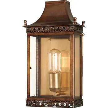 Venkovní osvětlení Elstead Dekorativní venkovní nástěnné Regents Park, mosaz mosaz, čirá 1 x 100 W - Doprava zdarma