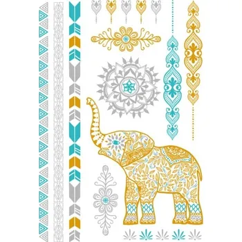 Odstranitelné tetování Metalické dočasné tetování č.21