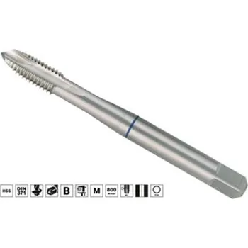 Závitořezný nástroj Ruko 232030 - Závitník strojní M 3 x 0,5 mm HSS, typ 3043, DIN 371 ISO2 (6H)