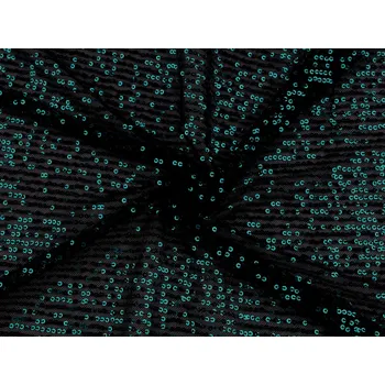 Oděvní flitrový úplet pružný Ø3 mm