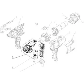 Horkovzdušná pistole Steinel 110036757 - Náhradní díl - Elektronická jednotka Electronic unit pro HG 2520 E