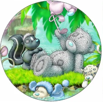 Jedlá dekorace na dort Jedlý papír medvídek a kamarádi 19,5 cm