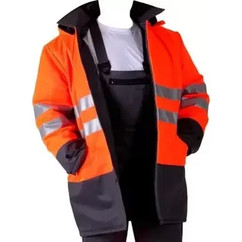 pracovní bunda Pánský nepromokavý kabát s reflexním vzorem Magg 1871-88-62 - výškový typ 182, velikost 62, 0.85kg