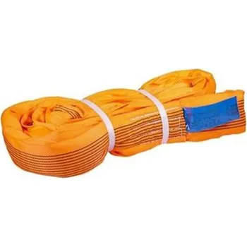 Upínací popruh Závěsný pás, popruh - kruhový (Vinutá smyčka) nosnost 15t délka 4 m oranžová