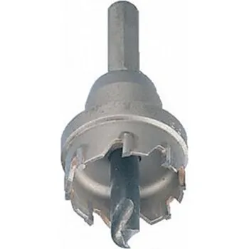 Vrták Ruko 105043 - Korunka do kovu pr. 43 mm s tvrdokovovými plátky HM a válcovou stopkou 10 mm (1 11/16")