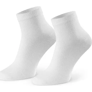 Pánská móda Bílé pánské bambusové ponožky Art.028 WS001, SIZE 41-43 WHITE Velikost: 44/46