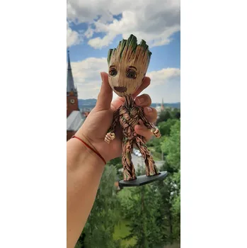 Květináč Avantime - Květináč - Malý Groot - hnědé oči V.1/2 - 20241130 Květináč rozměry Průměr 4.cm Hloubka 4.cm