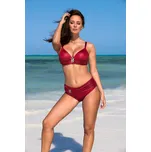 Vínové plavky s ozdobnou sponou Boa 03 Velikost: 70F/S