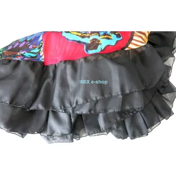 Dámská sukně Lem černý na široké sukně šifónový na našití 16,5 metrů