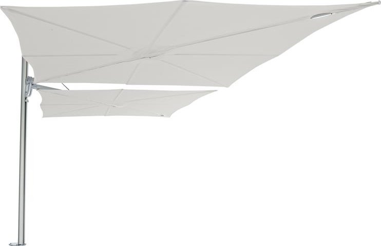 Umbrosa Slunečník Spectra Duo, Umbrosa, 2x čtverec, celkem rozměr 540x250 cm, rám hliník, potah Solidum akryl 250 g/m2 barva dle vzorníku, bez stojanu