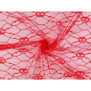 Tyl lebky, barva 1 červená