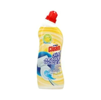 Čisticí prostředek At Home Clean Active Gel WC gel na mytí WC 750ml Citrón - žlutý