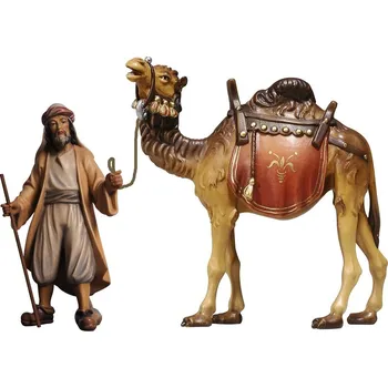 Vánoční dekorace Ornatis Jezdec na velbloudovi Provedení: Přírodní bez malování, Velikost stojících figur dospělých postav: 9,5 cm