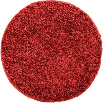 Koberec Kusový koberec LIFE SHAGGY 1500 Red kruh Rozměr: 200x200 cm