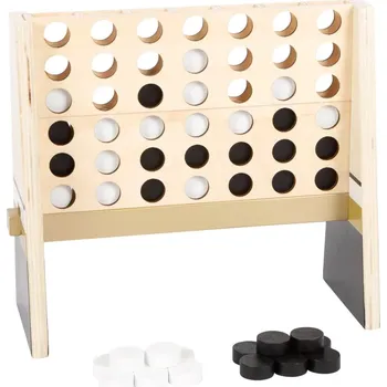 Dřevěná hračka Dřevěná hra čtyři v řadě Small Foot Gold Edition