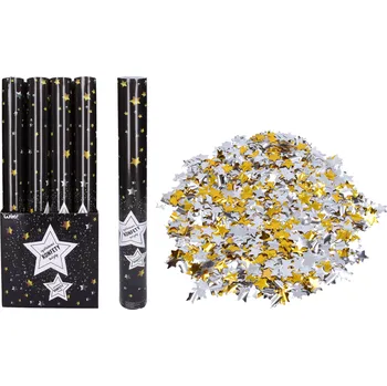 Konfeta Párty konfety vystřelovací Hvězdy 50 cm