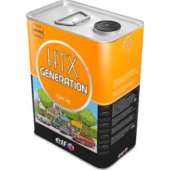 Provozní kapalina Elf HTX Generation 15W-40 - 5l (Motorový olej přinášející řešení maximální ochranu motoru v moderních klasických autech nebo „youngtimerech")
