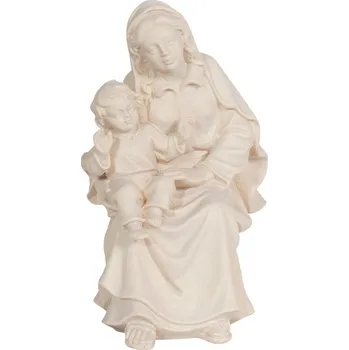 Vánoční dekorace Ornatis Pastýřka s dítětem Provedení: Přírodní bez malování, Velikost stojících figur dospělých postav: 9,5 cm