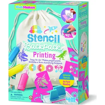 kreativní sada 4M umělecký set – dekor vlastního batohu pro děti