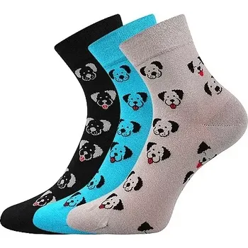 Pánské ponožky FELIXA dámské veselé ponožky s kočkami LONKA - PEJSCI