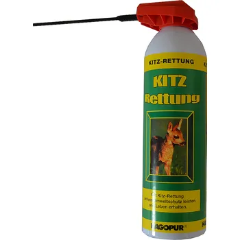 Odpuzovač zvířat Pachový ohradník HAGOPUR Kitz-Rettung pro ochranu srnčat 500 ml