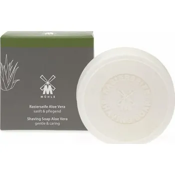Mühle Aloe Vera mýdlo na holení v porcelánové misce 65 g Vyber si svoji variantu: Balení bez porcelánové misky