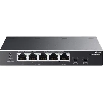 Počítač TP-Link TL-SG1005P-PD Gb 1xPoE++ 4xPoE+ Switch