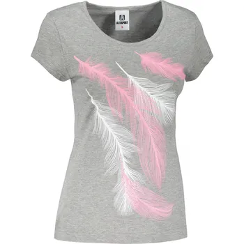 Dámské tričko Dámské triko ALTISPORT CARRYOVER ALW112122 TMAVĚ ŠEDÝ MELÍR S