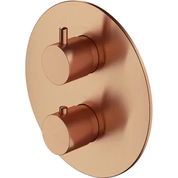 Vodovodní baterie Omnires Y vanová baterie pod omítku s termostatem měděná Y1236ROCPB