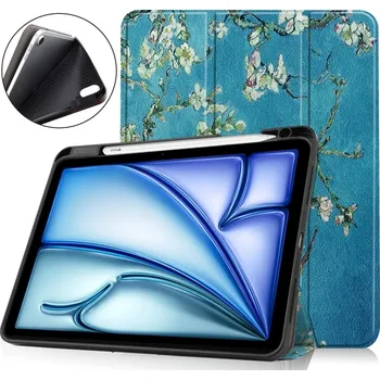 Pouzdro na tablet VSECHNONAMOBIL 77195 ART Zaklápěcí pouzdro pro Apple iPad Air 11 2025 / Air 11 2024 APRICOT BLOSSOM