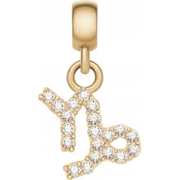 Módní doplněk Přívěšek Daniel Wellington Charm Gold Capricornus DW00400763