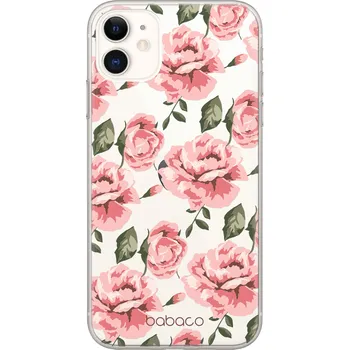 Pouzdro na mobilní telefon Babaco Ochranný kryt pro iPhone 7 / 8 / SE (2020/2022) - Babaco, Flowers 013 Transparent BPCFLOW7022