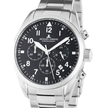 Hodinky Jacques Lemans 42-2D Barcelona Mens Chronograph 42mm 10ATM