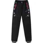 Dívčí softshellové kalhoty, zateplené - Wolf B2491, černá Barva: Černá, Velikost: 110