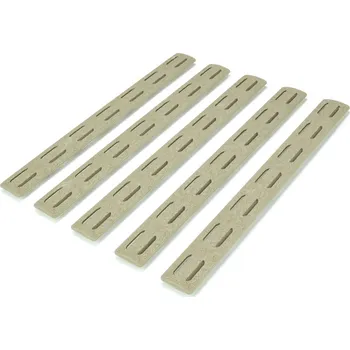 BCM - Bravo Company USA, Inc. BCMGUNFIGHTER™ M-LOK® Rail Panel Kit, 5.5-inch - různé barvy (5 pack) Barevná varianta: Flat Dark Earth