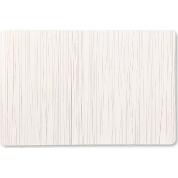 KESPER Prostírání bílé se stříbrnými pruhy, 43 x 29 x 0,18 cm