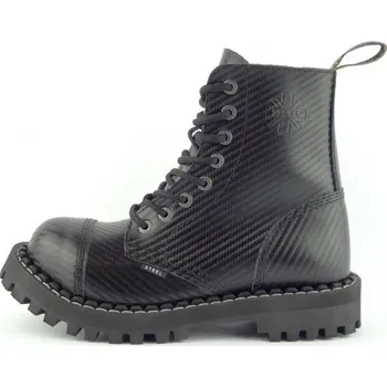 Těžké boty Steel boty 8 dírek 113/114/O D195 black, velikost 38
