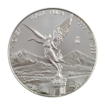 5 uncí stříbrná mince Mexiko Libertad 2016