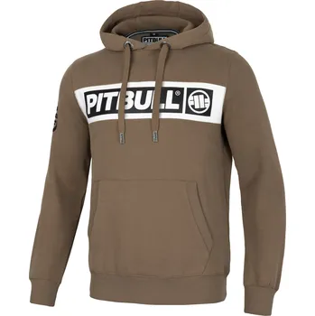 Pánská mikina PitBull West Coast - pánská KP mikina SHERWOOD hnědá XL