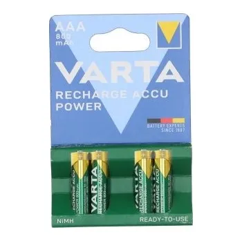 Baterie 800mAh AAA Varta Phone 4ks blistr VARTA VA87/4