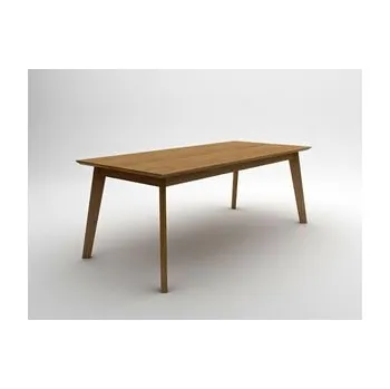 Jídelní stůl Lefkáda jídelní nerozkládací stůl, dub, olej 180x90 cm