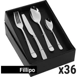 G.Gastro (144 Kusů) Sada příborů Fillipo - 144dílná - pro 36 osob