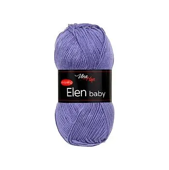 Galanterie Vlna-hep Příze Elen baby 41351 fialovo-modrá