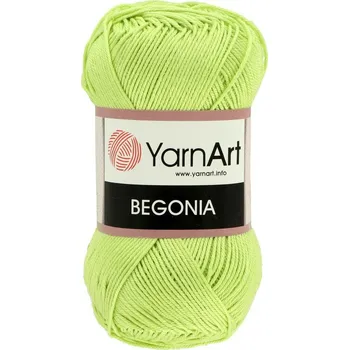 Galanterie YarnArt Begonia 5352 limetkově zelená