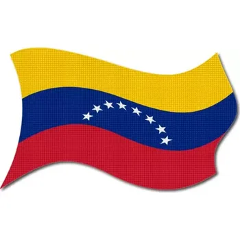 Vlajka Pelisport Venezuelská vlajka vlající tištěná